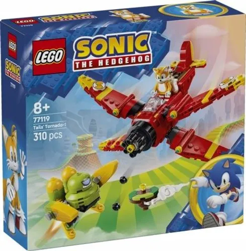 LEGO SONIC 77119 Tails i Tornado-1, zestaw klocków 8+