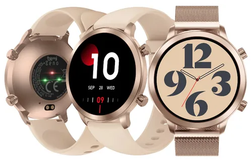 Smartwatch BEMI Zeno AI Złoty