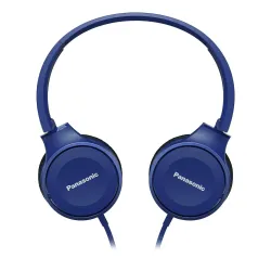 Słuchawki przewodowe Panasonic RP-HF100ME-A Nauszne Mikrofon Niebieski
