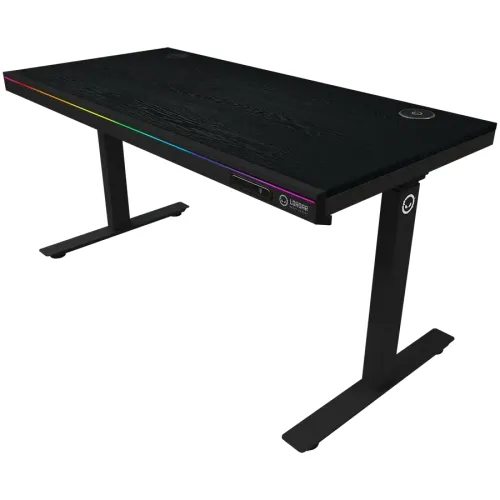 Biurko Lorgar Desk Pro 80 Series DP80W Blat Melaminowy 140cm Regulacja wysokości Czarny