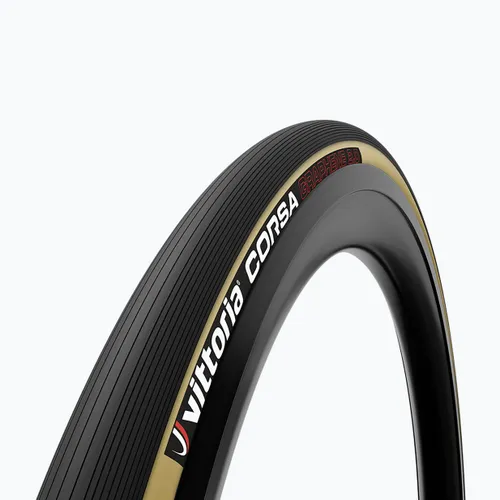 Opona rowerowa Vittoria Corsa G2.0 700 x 25C czarny/beżowy