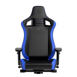 Fotel Noblechairs EPIC COMPACT Black Carbon Blue Gamingowy do 120kg Skóra ECO Czarno-niebieski