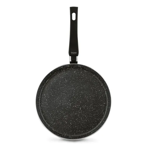 Patelnia do naleśników nieprzywierająca Tadar Amarantina Grey Marble 24 cm indukcja