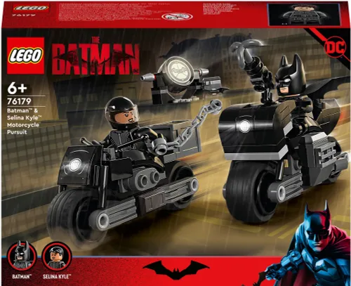 LEGO DC Motocyklowy pościg Batmana i Seliny Kyle 76179