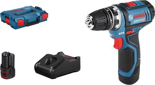 Bosch GSR 12V-15 FC Professional Akülü Matkap (+2 adet 2AH pil + Hızlı Şarj Cihazı + Kılıf)