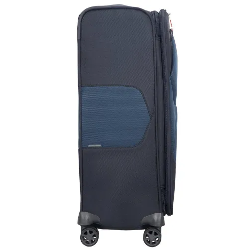 Средний расширяемый чемодан Samsonite Dynamore-blue