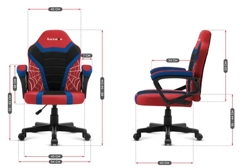 Fotel HUZARO Ranger 1.0 Spider Mesh Wielokolorowy