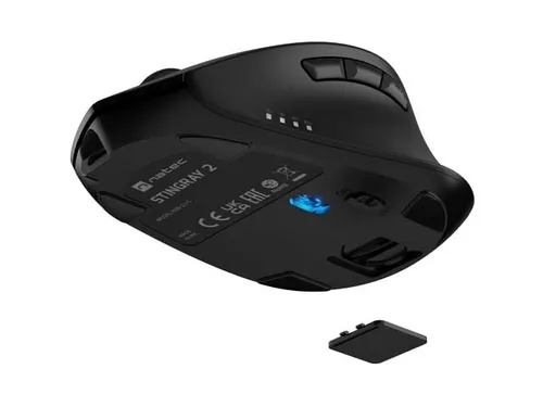 Zestaw klawiatura i mysz Natec Stingray 2 bezprzewodowa czarna