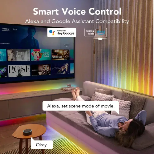 Taśma LED Govee H619C Wi-Fi Bluetooth RGBIC 10m