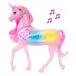 BARBIE MAGICZNY JEDNOROŻEC interaktywny ze światłem, dźwiękiem JCP78