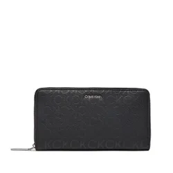 Большой женский кошелек Calvin Klein CK Must для кошелька Xl_epi Mono K60k611869 Black Mono 0GJ