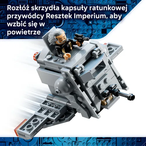LEGO Star Wars 75454 Mandalorian AT-AT Resztek Imperium, zestaw klocków 10+