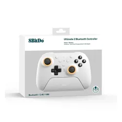 Pad 8BitDo Ultimate 2 Bluetooth Controller do Nintendo Switch / Switch 2 Bezprzewodowy Biały