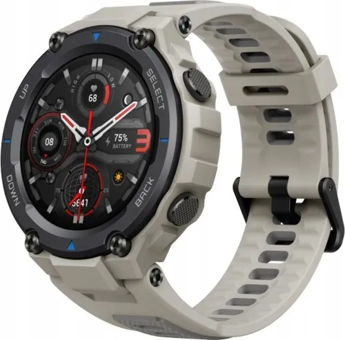 Смарт-часы Amazfit T - Rex Pro Desert Grey бежевый (W2013OV3N)