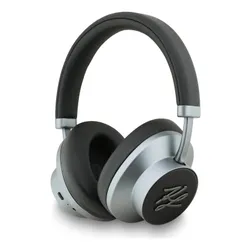 Słuchawki nauszne KARL LAGERFELD Grained Initials Bluetooth ANC Czarny