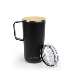 Kubek termiczny ceramiczny Asobu Tower 0,59 l - black
