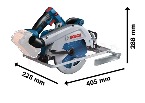 Дисковая пила Аккумуляторная Bosch GKS 18V - 68 GC