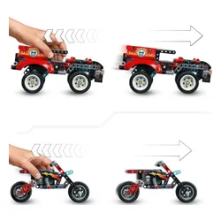 Конструктор Lego Technic фургон и трюк мотоцикл (42106)