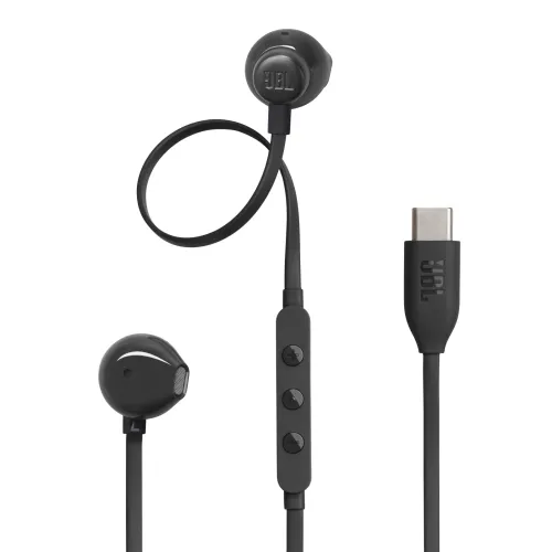 Słuchawki przewodowe JBL Tune 305C USB-C Douszne Czarny