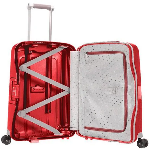 Walizka kabinowa Samsonite S'Cure - crimson red