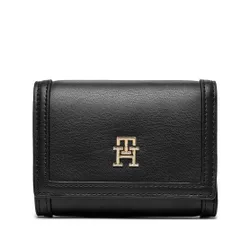 Маленький женский кошелек Tommy Hilfiger Th City Med Flap Wallet AW0AW15746 Black BDS