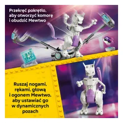 LEGO 72163 Pokémon SMART Play Ucieczka z laboratorium Mewtwo