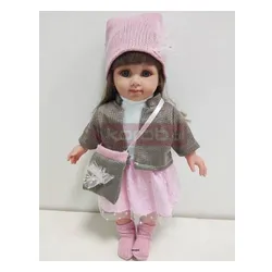 Lalka w zimowym ubranku 35cm