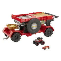 Hot Wheels Wyrzutnia Monster Trucks Mega naczepa (GFR15)