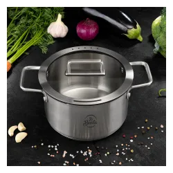 Zestaw garnków La Bonita LB6ZGS001 Indukcja Stal nierdzewna 6 elementów