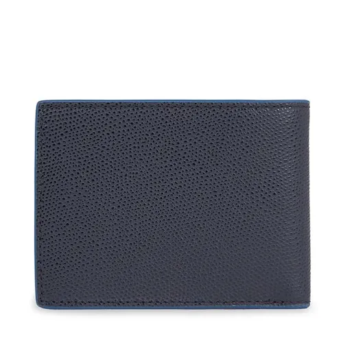 Мужской кошелек Tommy Hilfiger Th Struc Leather Mini CC Wallet Am0am11607 Space Blue DW6