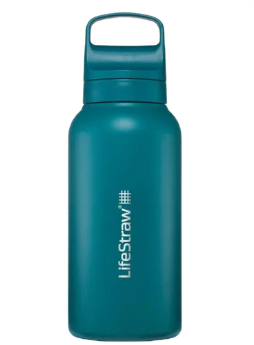 Butelka termiczna z filtrem LifeStraw Go Steel 2.0 1 l - laguna teal