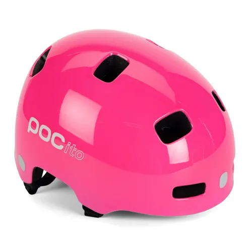 Kask rowerowy dziecięcy POC Pocito Crane MIPS Jr fluorescent pink 9085
