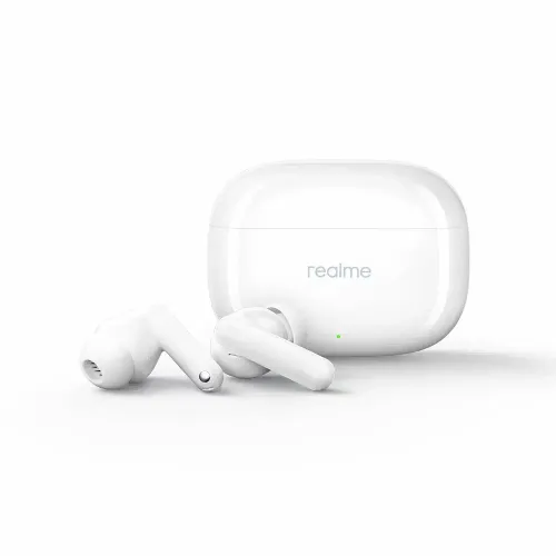 Słuchawki bezprzewodowe realme Buds T300 Dokanałowe Bluetooth 5.3 Biały