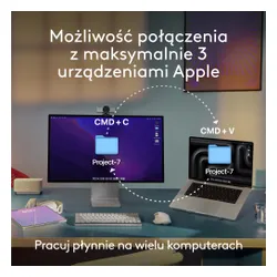 Klawiatura membranowa Logitech MX Keys S dla Mac Szary