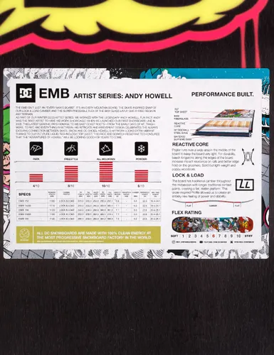 Deska snowboardowa DC EMB Wide - Długość (cm) - 158