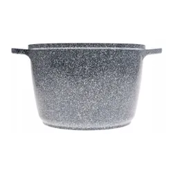 Garnek ceramiczny marmurowy kociołek głęboki wysoki 14l 32cm 9013