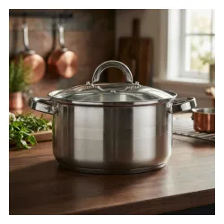 Garnek ze stali nierdzewnej z pokrywką TADAR ROGER 4 l