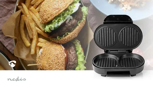 Grill elektryczny NEDIS KAHM100BK