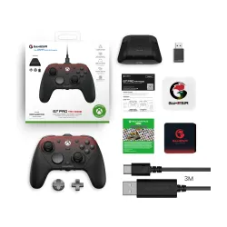 Pad GameSir G7 Pro Tri-Mode Shadow Ember do Xbox Series X/S/ Xbox One, PC, Android Bezprzewodowy Czarno-czerwony