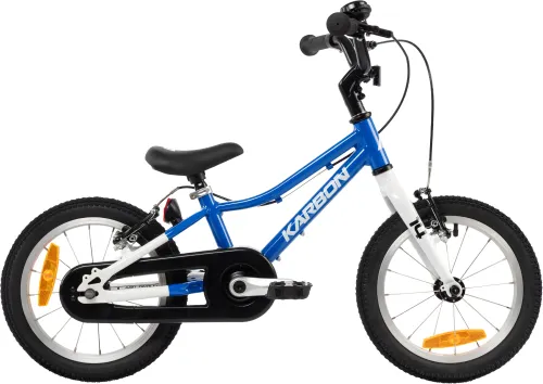 Rower dziecięcy KARBON Superlight 14 cali dla chłopca Niebieski