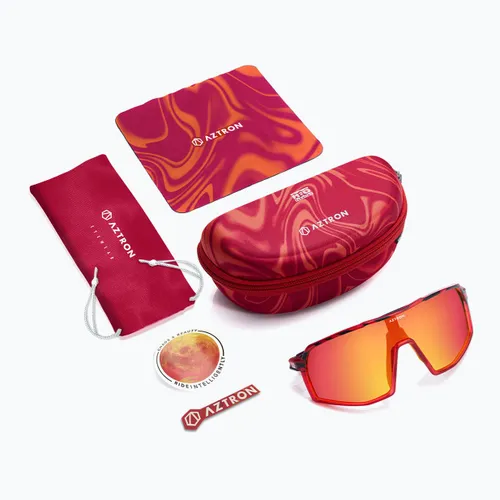 Okulary przeciwsłoneczne Aztron Halo Floating Active Heat Wave desert red/black