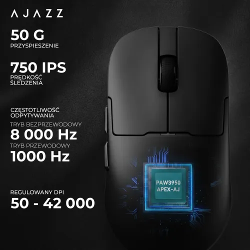 Myszka gamingowa Ajazz AJ159 Apex Biały