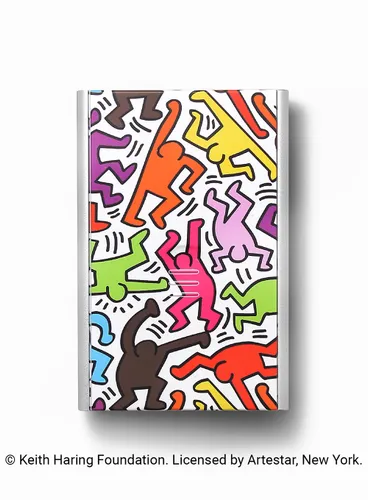 Алюминиевый футляр для карт Tail Design Slider - цвет Keith Haring