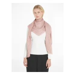 Carouri Calvin Klein monogramă Jacquard eșarfă 130x130 K60k608779 umbra gri PE1