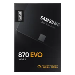 Samsung 870 EVO SSD 500GB 2.5" SATA III (MZ-77E500B / EU)