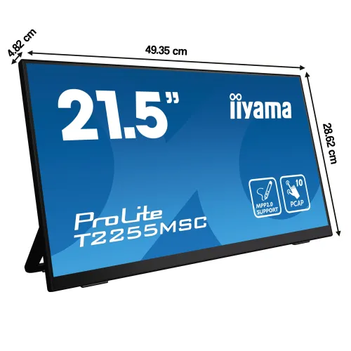 Monitor IIYAMA ProLite T2255MSC-B1 21.5" 1920x1080px IPS 5 ms [GTG]