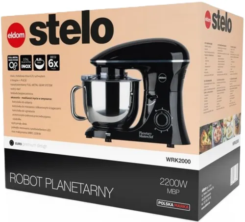 Robot planetarny ELDOM WRK2000 Stelo Czarny