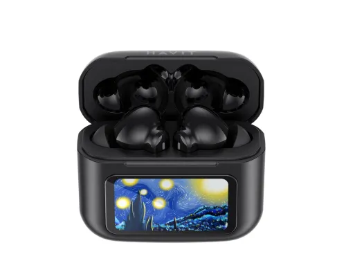 Słuchawki bezprzewodowe Havit TW956 Dokanałowe Bluetooth 5.4 Czarny