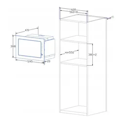 Kuchenka mikrofalowa Beko BMCB25433BG Grill