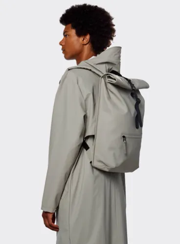 Городской рюкзак Rains Rolltop Rucksack-цемент